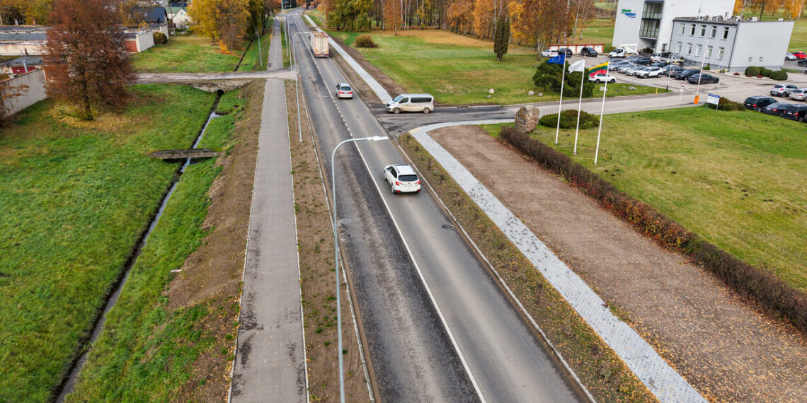 Baigta Vasaros gatvės rekonstrukcija – moderni, saugi ir patogi visiems eismo dalyviams