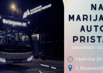 Naujų autobusų pristatymas