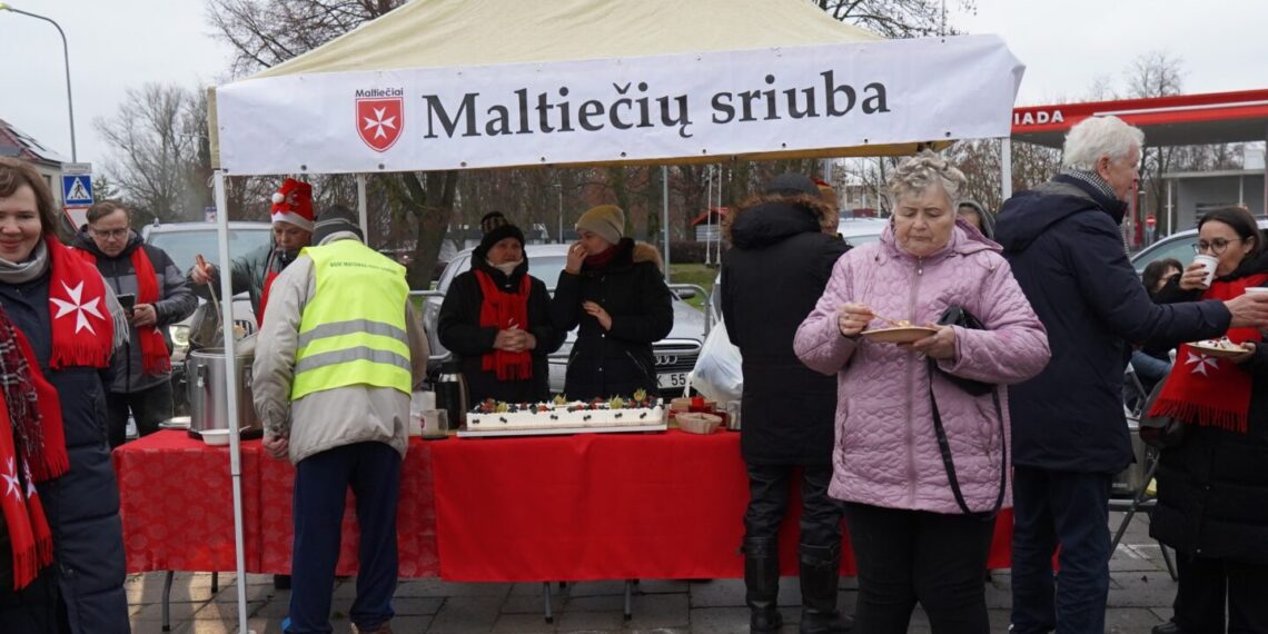 Vilkaviškyje surengta „Maltiečių sriubos“ akcija