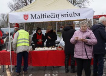 Vilkaviškyje surengta „Maltiečių sriubos“ akcija