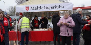 Vilkaviškyje surengta „Maltiečių sriubos“ akcija