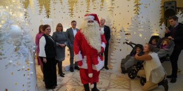 Kalėdų Senelio rezidencijoje vyko jauki šeimų popietė