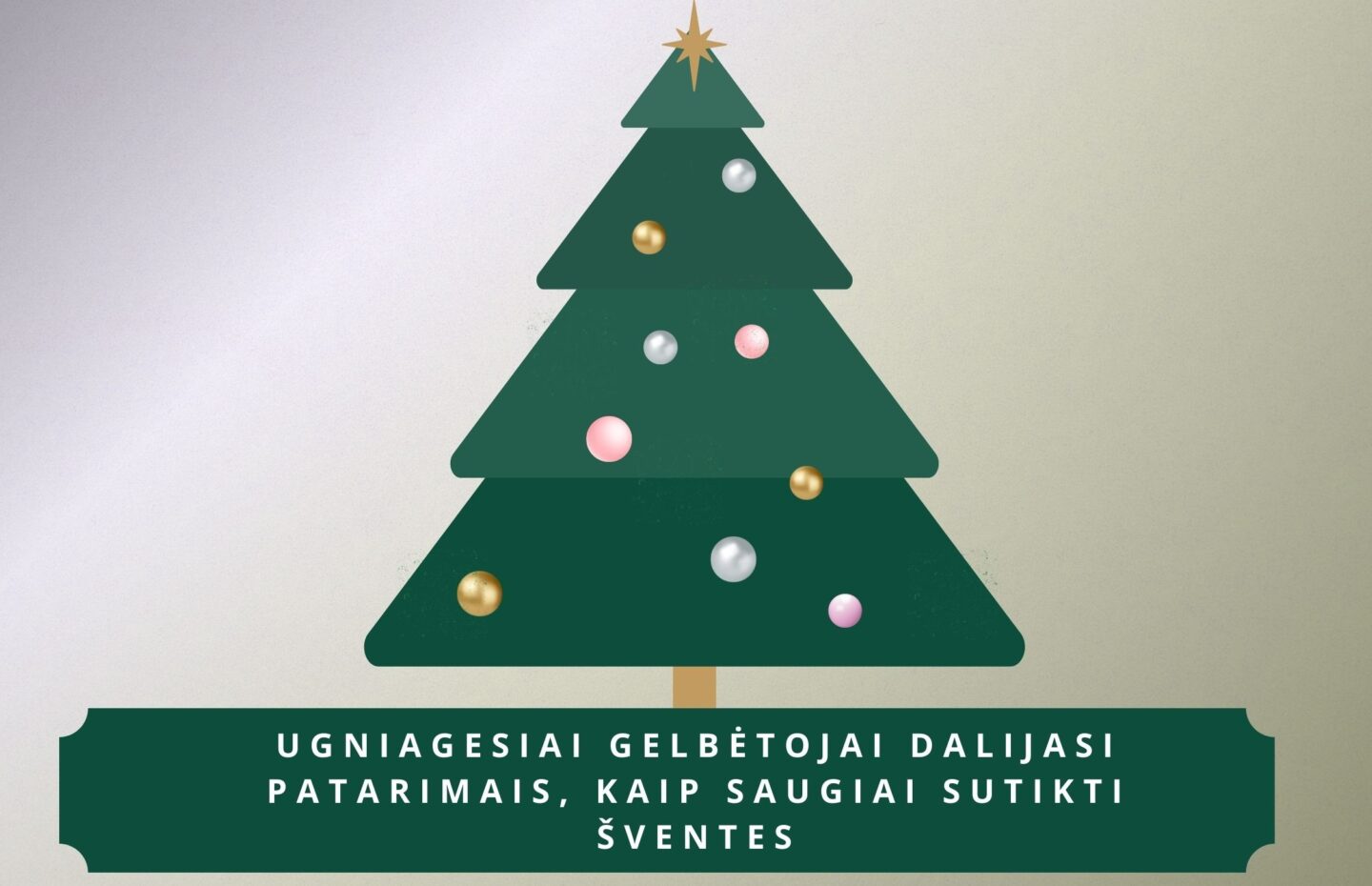 Ugniagesiai gelbėtojai dalijasi patarimais, kaip saugiai sutikti šventes