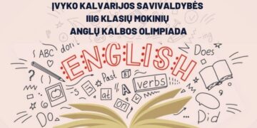 Įvyko Kalvarijos savivaldybės IIIG klasių mokinių anglų kalbos olimpiada