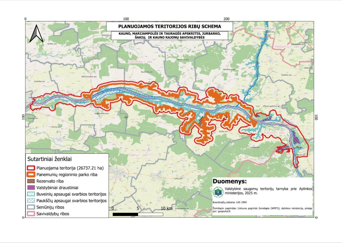 Planuoja išplėsti Panemunių regioninio parko ribas