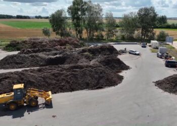 Nedirbs Vilkaviškio žaliųjų atliekų kompostavimo aikštelė