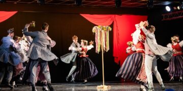 Liaudiškų šokių grupė „Pynė“ svečiavosi festivalyje „Naujųjų metų kokteilis“ Latvijoje