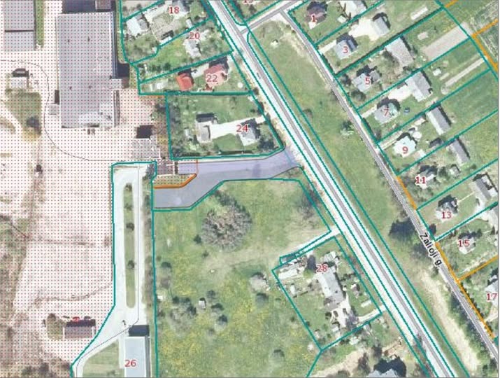 Parengti gatvės, vedančios į techninės apžiūros stotį, susisiekimo komunikacijų projektiniai pasiūlymai