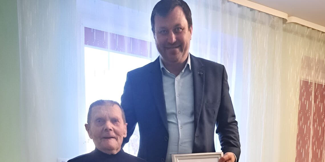 Šimtojo jubiliejaus proga pasveikintas Juozas Aželskas