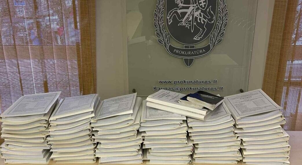 Teismui perduota labai didelės apimties sistemingo sukčiavimo byla