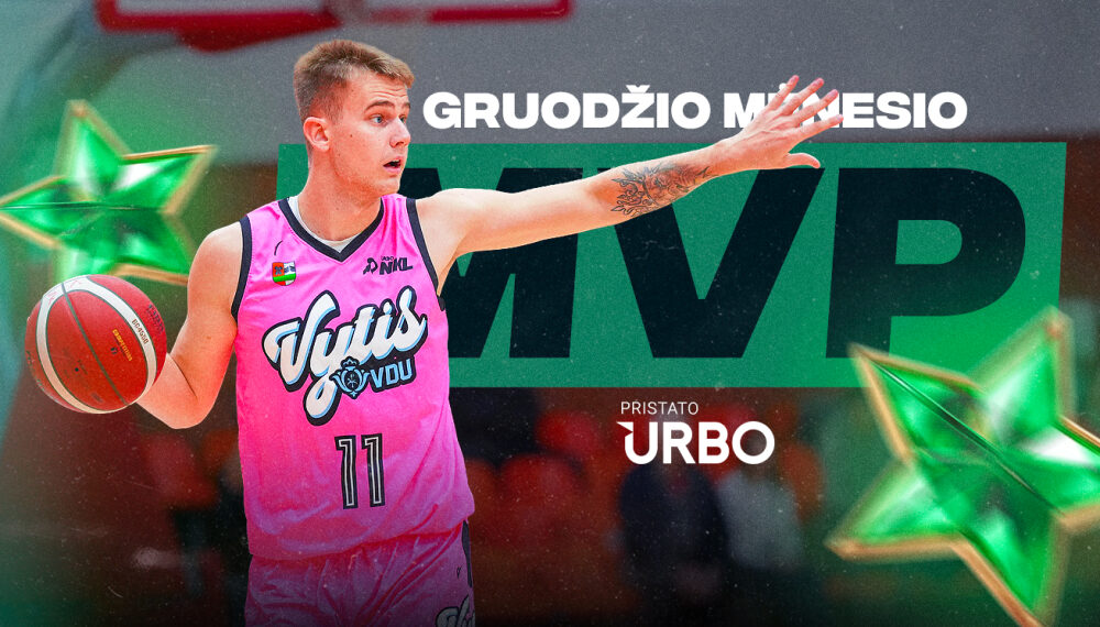 Gruodžio MVP Rokas Jocys