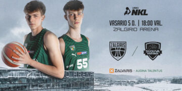 „Žalgirio-2“ ir „Sūduvos-Mantingos“ akistata – „Žalgirio“ arenoje