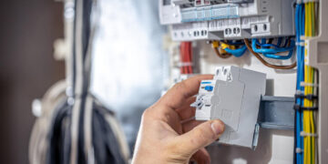 Elektros skydinė