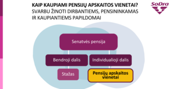 Nuo atlyginimo iki pensijos: kaip kaupiami pensijų apskaitos vienetai