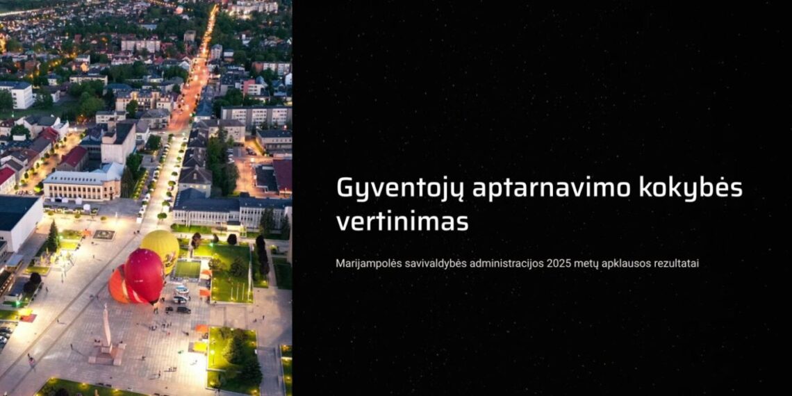 Marijampolės savivaldybės administracija pristato anoniminių gyventojų nuomonės tyrimų rezultatus