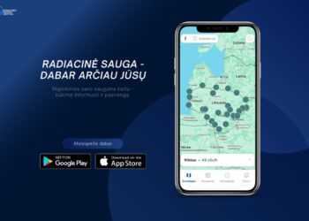 Radiacinės saugos centras pristato mobiliąją programėlę