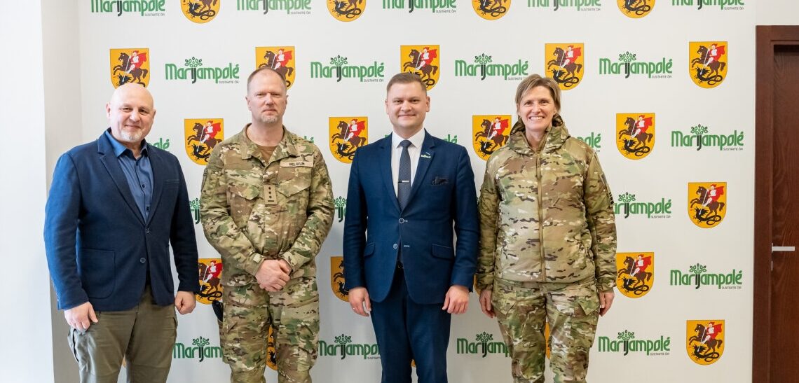 Marijampolės savivaldybėje apsilankė Belgijos karališkosios karo akademijos delegacija