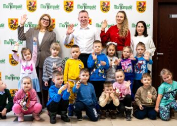 Marijampolės savivaldybėje viešėjo mažieji „Žiogeliai“
