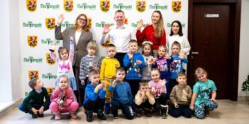 Marijampolės savivaldybėje viešėjo mažieji „Žiogeliai“