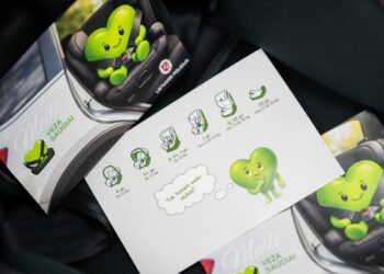 „Meilė veža saugiai“ – žalios širdelės pasklido visoje Lietuvoje