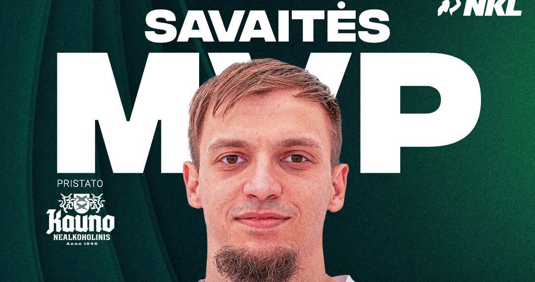 „URBO-NKL“ 23-iosios savaitės MVP – „Sūduva-Mantinga“ puolėjas Ernestas Sederevičius