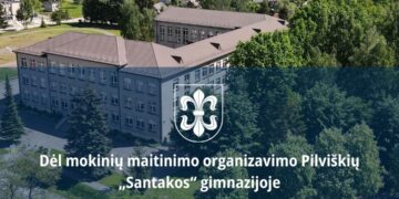 Po grubių pažeidimų „Santakos“ gimnazijoje, Vilkaviškio savivaldybė rekomenduos mokinių maitinimą perimti pačiai mokyklai