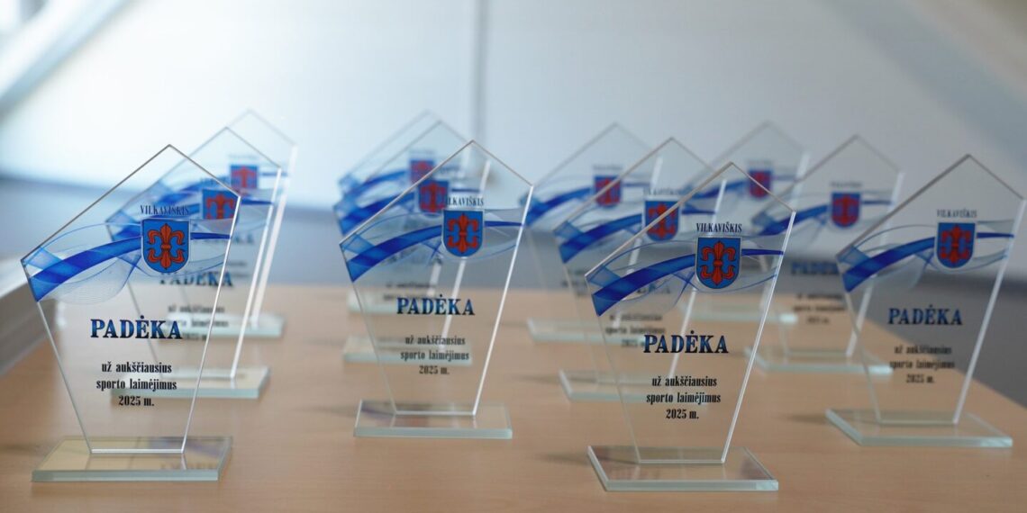 Iškilmingoje ceremonijoje pagerbti geriausi Vilkaviškio krašto sportininkai
