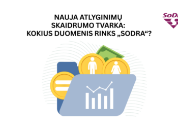 Nauja atlyginimų skaidrumo tvarka: kokius duomenis rinks „Sodra“