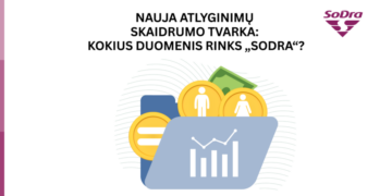 Nauja atlyginimų skaidrumo tvarka: kokius duomenis rinks „Sodra“