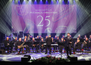 Marijampolės pučiamųjų orkestras paminėjo 25-ių metų jubiliejų