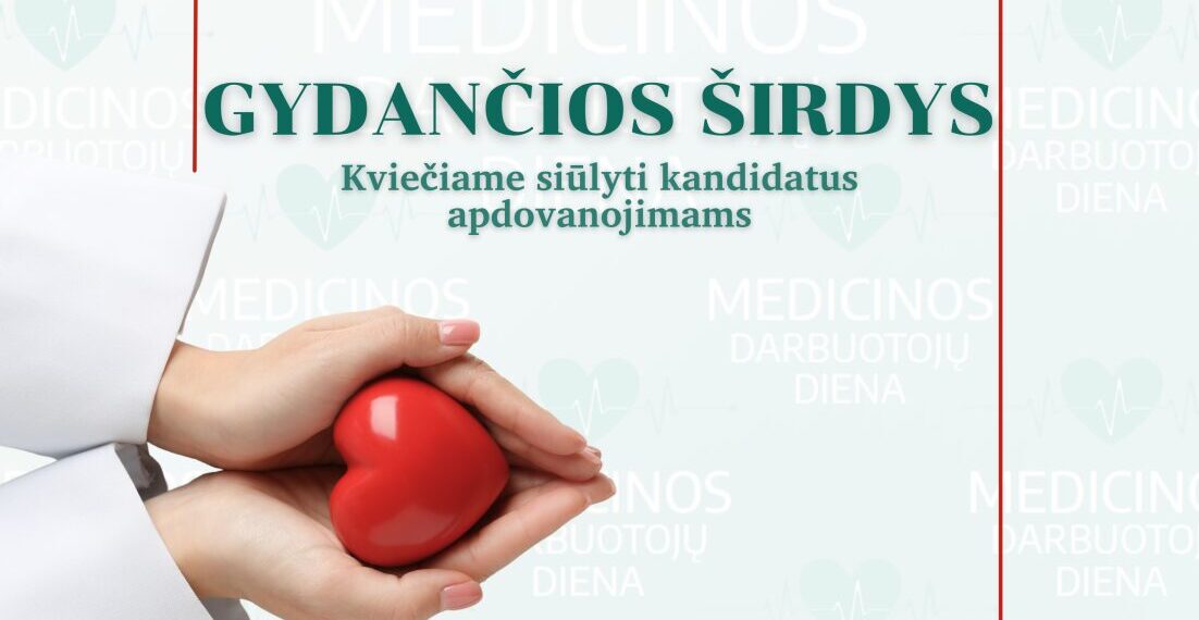 Marijampolės savivaldybė kviečia kartu padėkoti medikams ir siūlyti kandidatus „Gydančių širdžių“ apdovanojimams