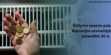 Kalvarija skelbia šildymo sezono pabaigą