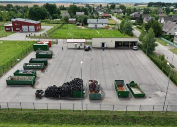 Nedirbs Kybartų didelių gabaritų atliekų surinkimo aikštelė