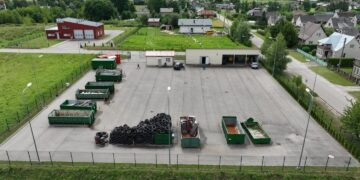 Nedirbs Kybartų didelių gabaritų atliekų surinkimo aikštelė