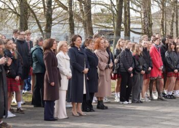 Pirmoji ponia Diana Nausėdienė Vilkaviškio rajone dėmesį skyrė švietimo ateičiai, bendruomenėms ir vaikų gerovei