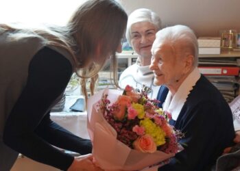 Vilkaviškio rajono gyventoja Aldona Krapaitienė atšventė 100 metų jubiliejų