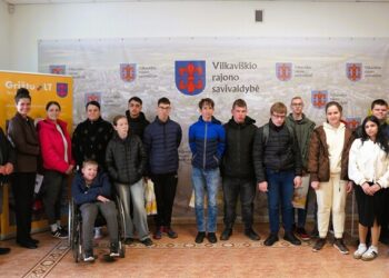 Vilkaviškio savivaldybėje svečiavosi Kybartų moksleiviai