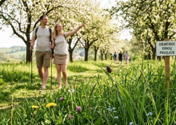 Įsibėgėjant pavasariui – ekspertų įspėjimas: šis erkių sezonas gali būti intensyvesnis