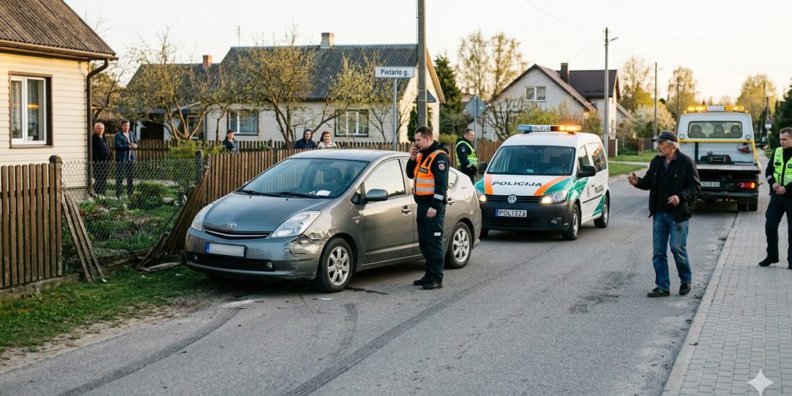 „Toyota“ taranavo tvorą
