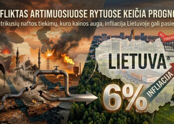 Konfliktas Artimuosiuose Rytuose keičia prognozes: infliacija Lietuvoje gali siekti 6 proc.