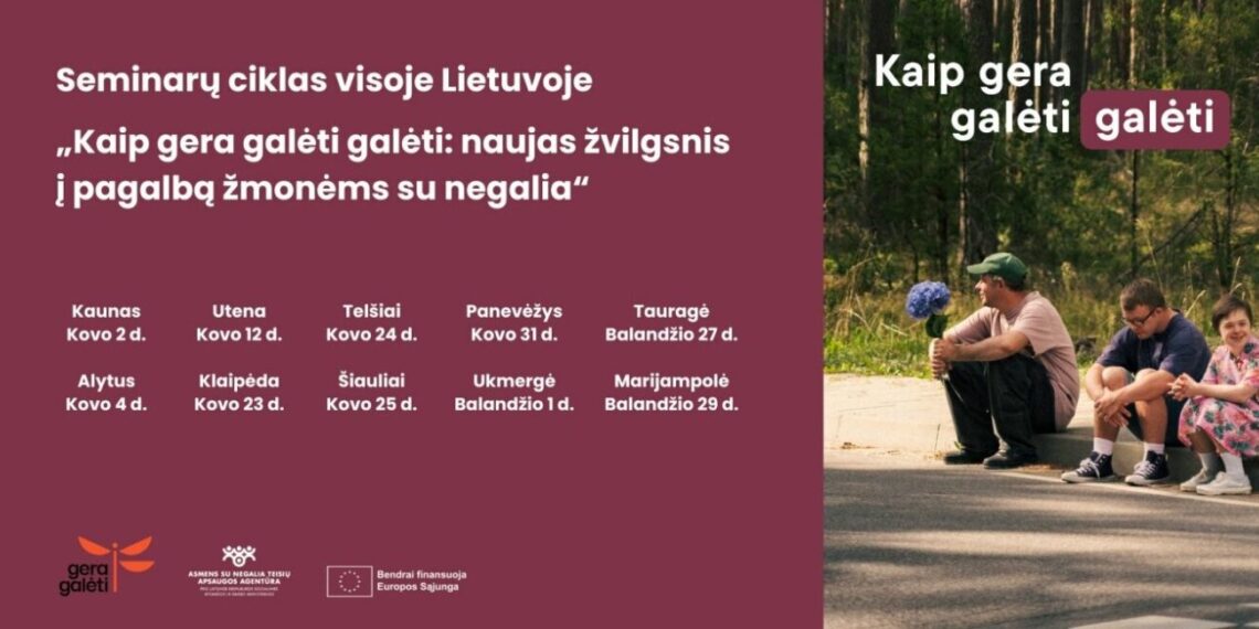 Marijampolėje bus pristatytos naujos pagalbos galimybės neįgaliesiems