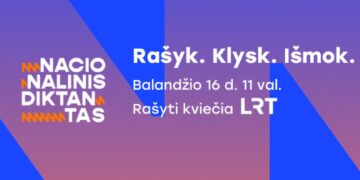 Kviečiama rašyti Nacionalinį diktantą