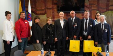 Vilkaviškyje lankėsi garbės pilietis H. Hollekampas ir delegacija iš Vokietijos