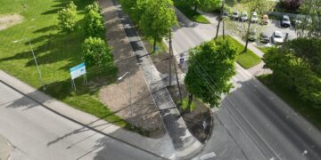 Atnaujintas pėsčiųjų ir dviračių takas Vilkaviškyje