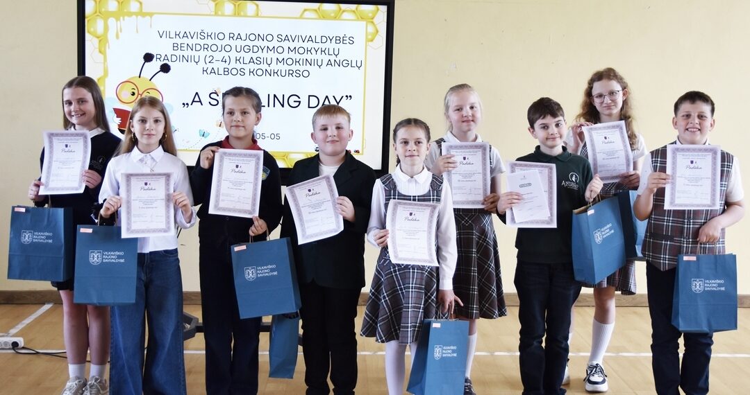 Vilkaviškio „Ąžuolo“ progimnazijoje vyko anglų kalbos konkursas „A Spelling Day“