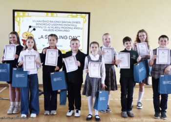Vilkaviškio „Ąžuolo“ progimnazijoje vyko anglų kalbos konkursas „A Spelling Day“