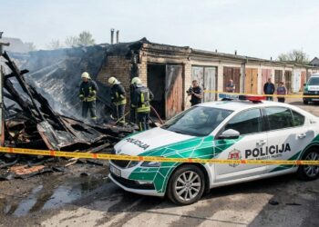 Policija tiria gaisrus Šakiuose: įtariama tyčinė veika