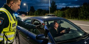 Kelyje Marijampolė–Vilkaviškis įkliuvo neblaivi vairuotoja: alkotesteris parodė 1,52 promiles