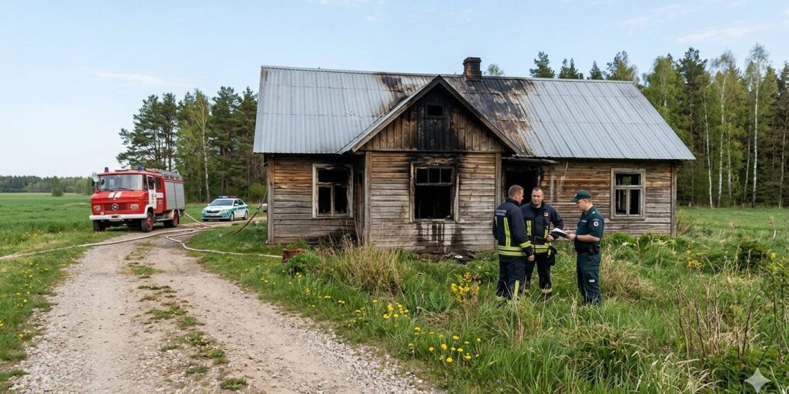 Gaisro metu žuvo žmogus