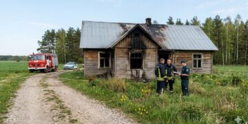 Gaisro metu žuvo žmogus